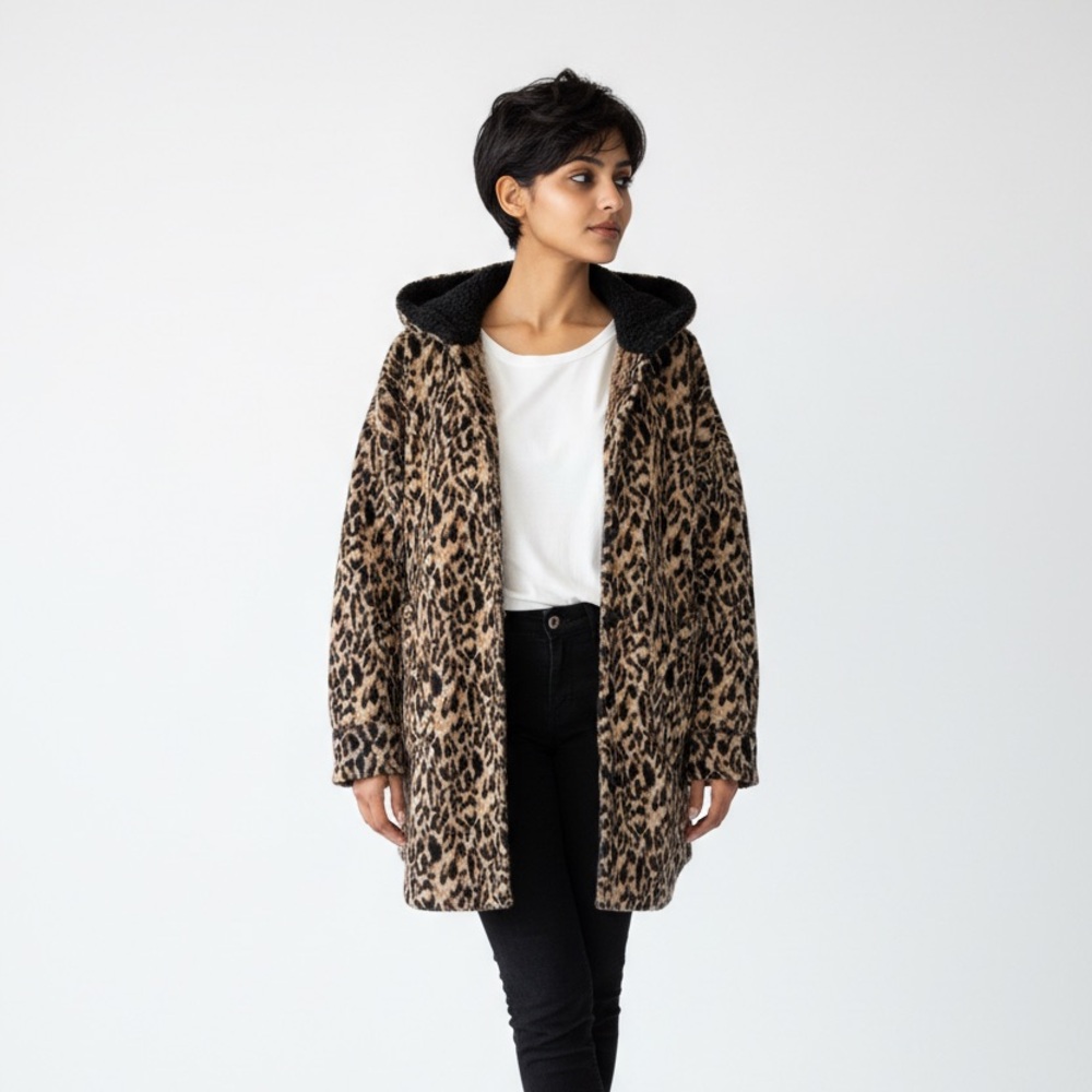 RD Style Leopard Print Jacket